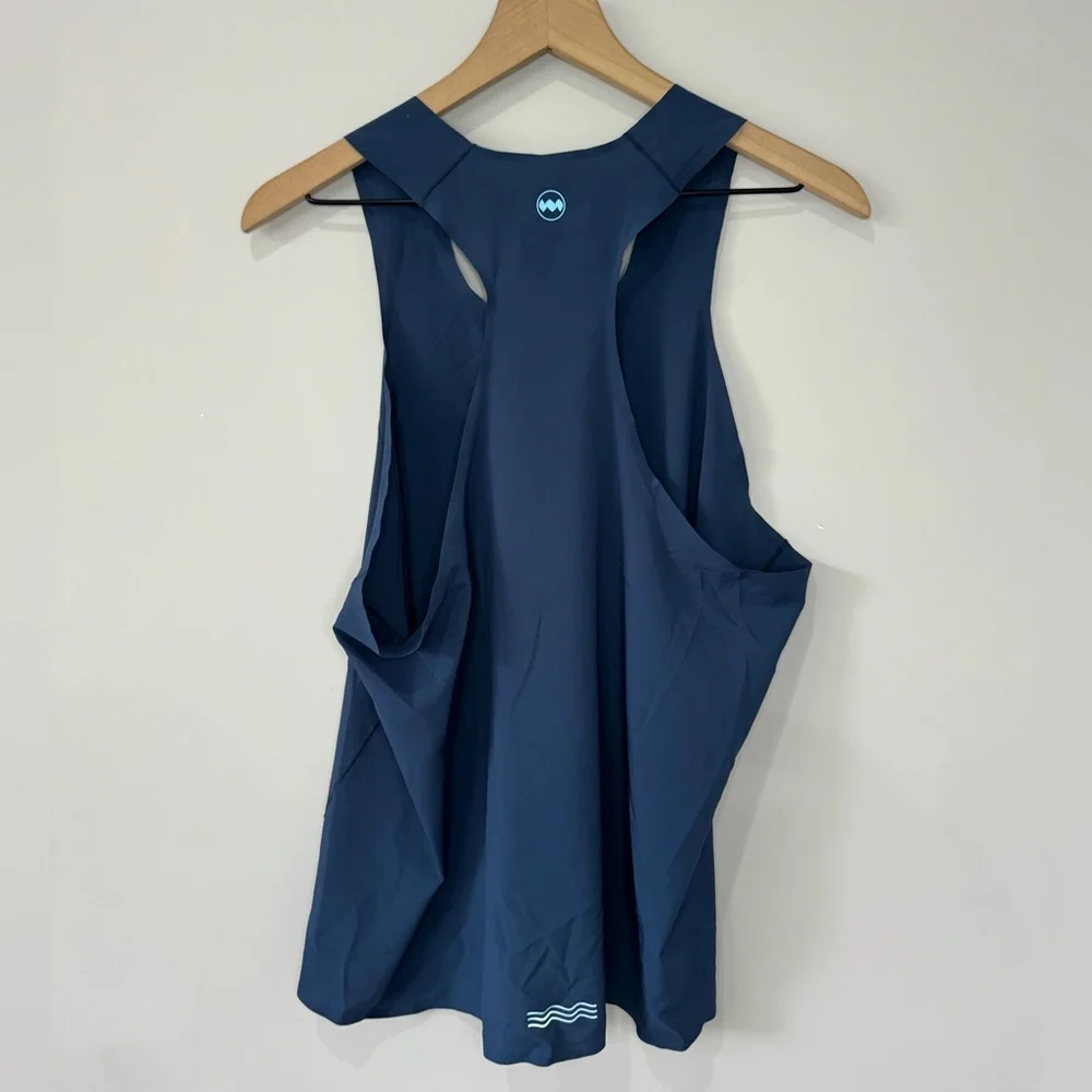 Janji Deep Blue Sleeveless Tank - Picture 6 of 9
